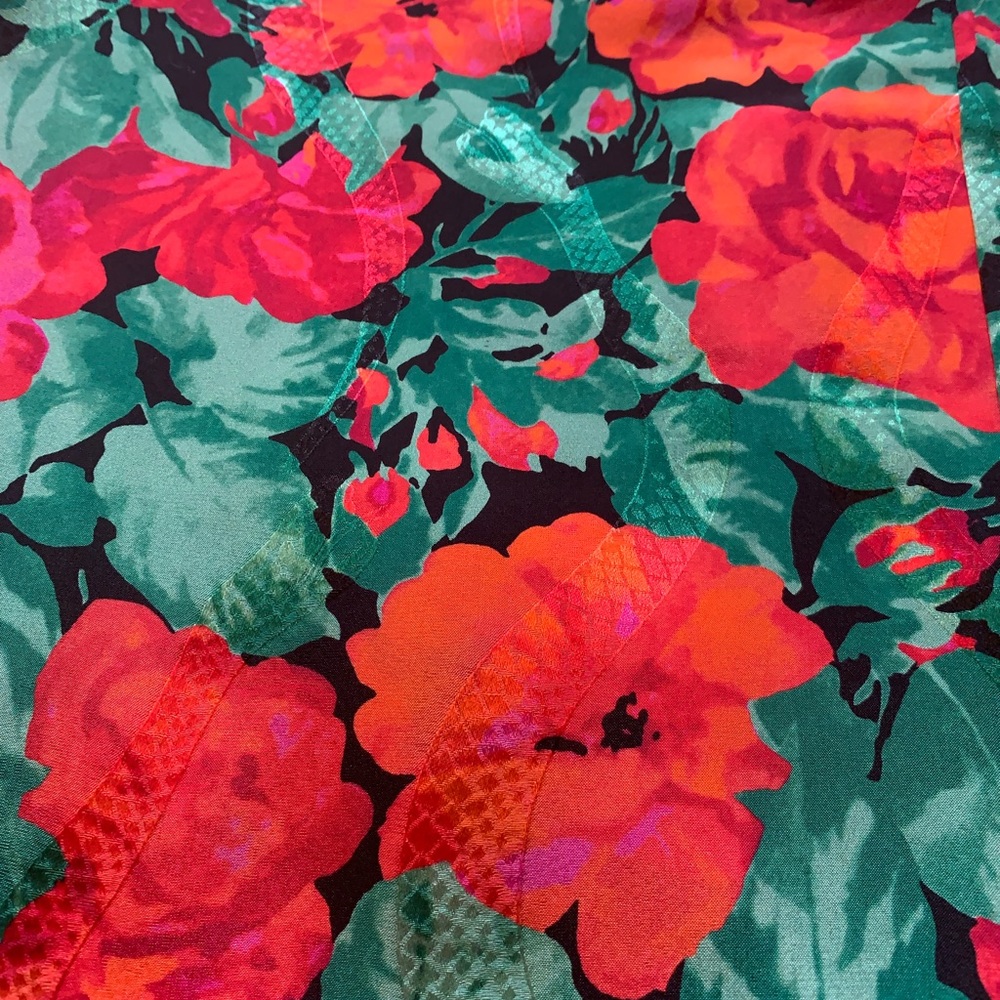 New! GUCCI 100% Silk Floral Snake Print Brocade Pants - Picture 10 of 11